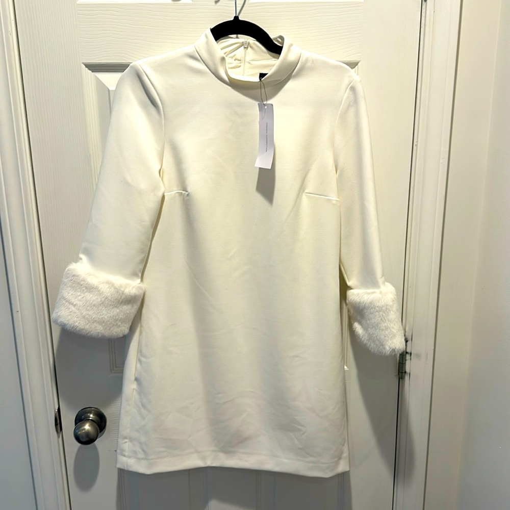 Winter white French Connection dress